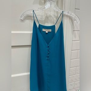 Turquoise Loft blouse